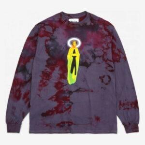 Awake Mother Mary L/S Tee Tie Dye Charcoal Tie Dye Charcoal 344173