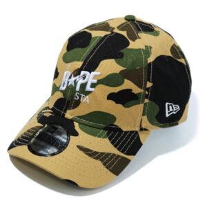 Baseball Cap BAPE 1St Camo Bape STA New Era Panel Cap Yellow Yellow 348333