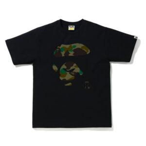 BAPE 1st Camo Ape Face Tee Black/Green Black/Green 348013