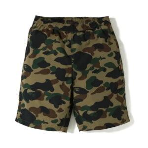 Sports shorts BAPE 1st Camo Beach Pants (SS19) Green Green 348568