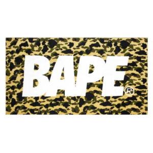 BAPE 1st Camo Beach Towel Yellow Yellow 348669