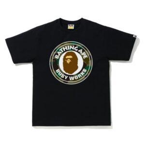 BAPE 1st Camo Busy Works Tee (SS21) Black/Green Black/Green 348785