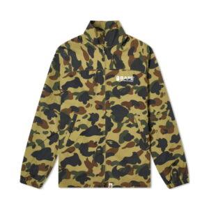 BAPE 1st Camo Classic Rain Jacket Green Blue 349407