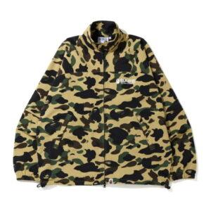 BAPE 1st Camo Classic Rain Jacket Yellow Blue 349397