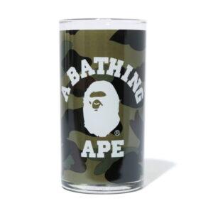 Glass cup BAPE 1st Camo College Glass Cup Green Green 349469