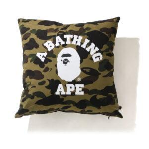 BAPE 1st Camo College Square Cushion Green Green 350304