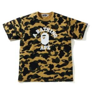 BAPE 1st Camo College Tee (SS21) Yellow Yellow 352870