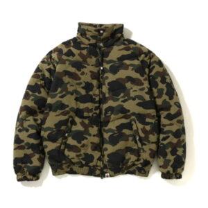 BAPE 1st Camo Down Jacket (FW18) Green Green 355201