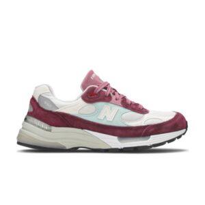 Kith x New Balance 992 Kithmas Collection Sneakers – Burgundy Reef M992KB