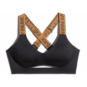 Sports Top adidas Ivy Park Cutout Medium Support Bra (Plus Size) Black Black 352160