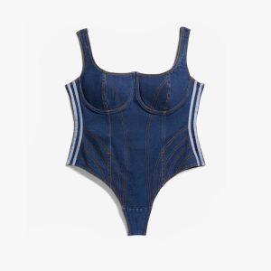 adidas Ivy Park Denim Bodysuit (Plus Size) Dark Denim Blue 351099