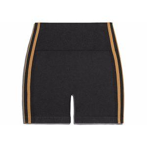 adidas Ivy Park High-Waisted Shorts Black Grey 347728