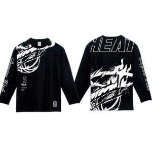 T-Shirt DPOY BW Heat Dwyane Wade Longsleeve 374997