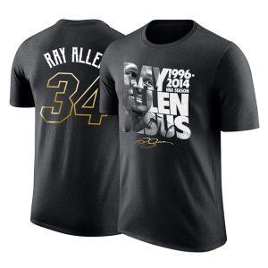 DPOY Ray Allen Face T-Shirt Green 370986