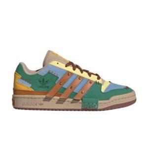 Melting Sadness x adidas Forum Exhibit Low Puppet Costume Sneakers Blue GW8724