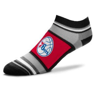 Men's For Bare Feet Philadelphia 76ers Marquis Addition Ankle Socks White 4103609