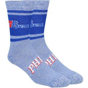 Men's Philadelphia 76ers Varsity Crew Socks White 3813046