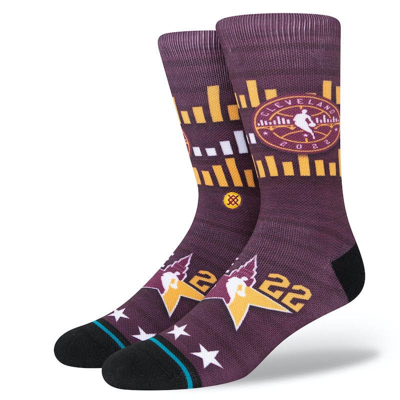 Men's Stance Maroon 2022 NBA All-Star Game Crew Socks 4493635