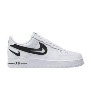 Nike Air Force 1 '07 Cut Out Swoosh - White Black Orange DR0143 101