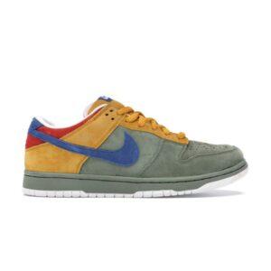 Nike Dunk Low Premium SB Puff N Stuff Oil Green/International Blue 313170 341