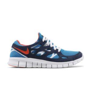 Nike Free Run 2 Light Photo Blue Orange Blue 537732 403