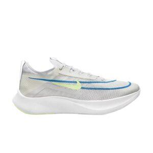 Nike Zoom Fly 4 White Imperial Blue Lime Glow CT2392 100