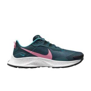 Sneakers Wmns Nike Pegasus Trail 3 Dark Teal Green Pink Glow White DA8698 300