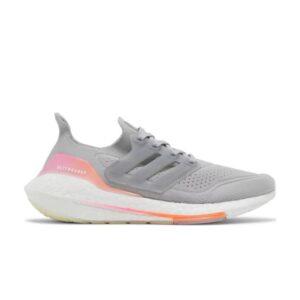 Sneakers Wmns adidas UltraBoost 21 Gray Screaming Orange FY0379