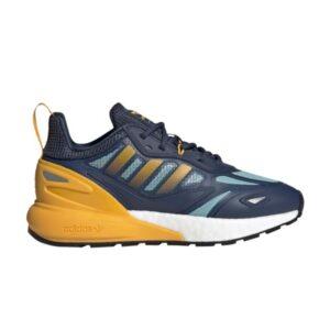 adidas ZX 2K Boost 2.0 J Crew Navy Semi Solar Gold GZ7501