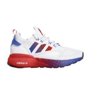 adidas ZX 2K Boost J White Solar Red FX9519