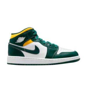 Air Jordan 1 Mid GS Sonics 554725 371