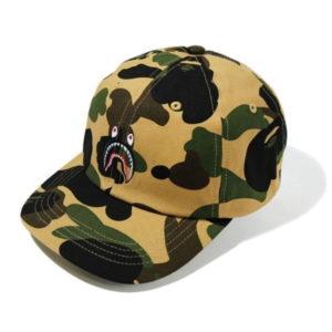 Baseball Cap BAPE 1St Camo Shark Panel Cap (FW20) Yellow Yellow 433256