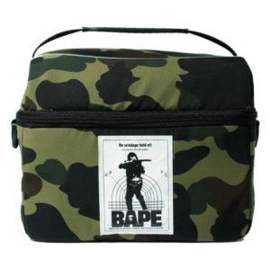 BAPE 1st Camo Lunch Bag Green Green 428435