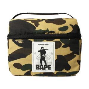 BAPE 1st Camo Lunch Bag Yellow Blue 428429