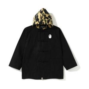 BAPE 1st Camo Military Hoodie Jacket Black/Yellow Black/Yellow 428480