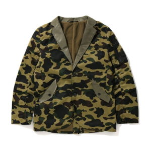 Jacket BAPE 1st Camo Military Tailored Jacket Green Tang 428638