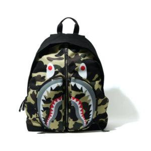 Backpack BAPE 1st Camo Shark Day Pack (SS21) Yellow Yellow 429904