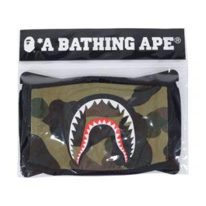 BAPE 1st Camo Shark Face Mask Green Green 431473