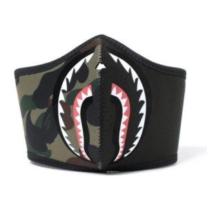 BAPE 1st Camo Shark Mask (FW18) Green Red 432974