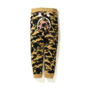 Sweatpants BAPE 1st Camo Shark Slim Sweat Pants Yellow Yellow 433771