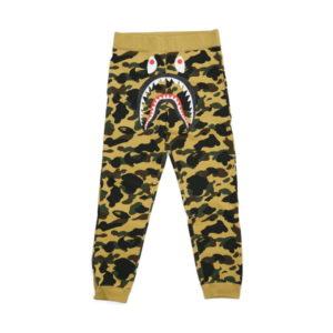 Sweatpants BAPE 1st Camo Shark Slim Sweatpants Yellow Yellow 433899