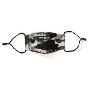 BAPE 1st Camo Stripe Mask Black Black 436125