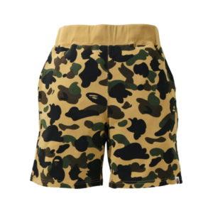 BAPE 1st Camo Sweat Shorts (SS21) Yellow Yellow 436135