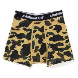 BAPE 1st Camo Trunks (FW19) Yellow Yellow 437316