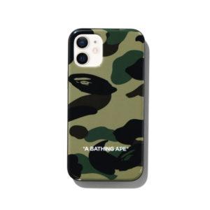 Protective case BAPE 1st Camo iPhone 12 Mini Case Green Orange 423220