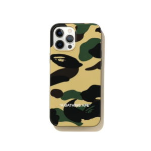 Protective case BAPE 1st Camo iPhone 12 Pro Max Case Yellow Grey 423223