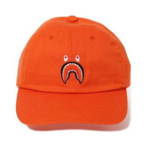 Baseball Cap BAPE 2nd Shark Panel Cap Orange Orange 445167