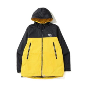 BAPE 2tone Hoodie Jacket Yellow Yellow 449610