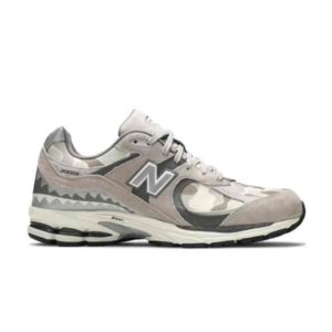 BAPE x New Balance 2002R Apes Together Strong Sneakers – Gray Camo M2002RBG