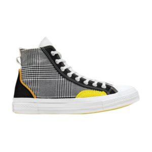 Converse Chuck 70 High Hacked Fashion Sneakers – Black Speed Yellow 168696C